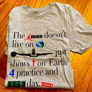 Grey Jordan T-Shirt, size XL. Brand new W/O tags. Never worn.